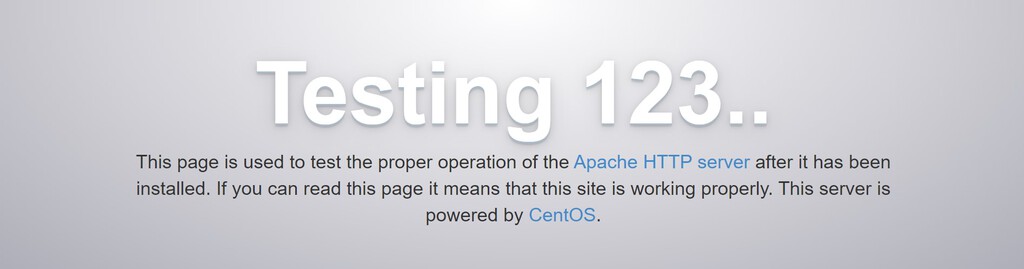 Apache Testing